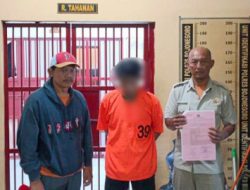 Pelaku Penipuan Melalui Aplikasi OMI, di Amanakan Polsek Baureno