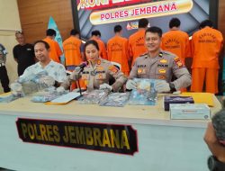 Tujuh Pengedar Narkoba Di Bekuk Satreskrim Polres Jembrana