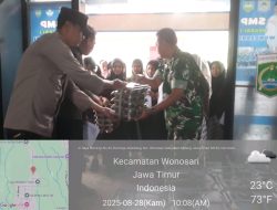 Program Makan Bergizi Gratis (MBG) Hadir Saat HUT RI yang Ke 80 di SMPN 01 Wonosari.