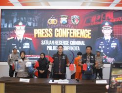 Polres Kediri Kota Amankan Lima Tersangka Pengeroyokan 2 Diantaranya ABH